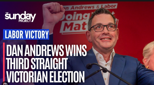 Dan Andrews is trending. It's a lovely day in Melbourne, and Dan's trending. Nice one.