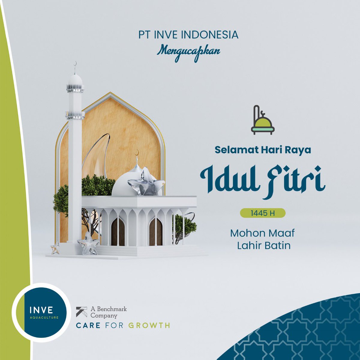 Selamat Hari Raya Idul Fitri 1445 H✨
May happiness accompany your beloved family.

#EidMubarak #INVEAquaculture #EidAlFitr #lebaran #idulfitri2024 #ads #boost