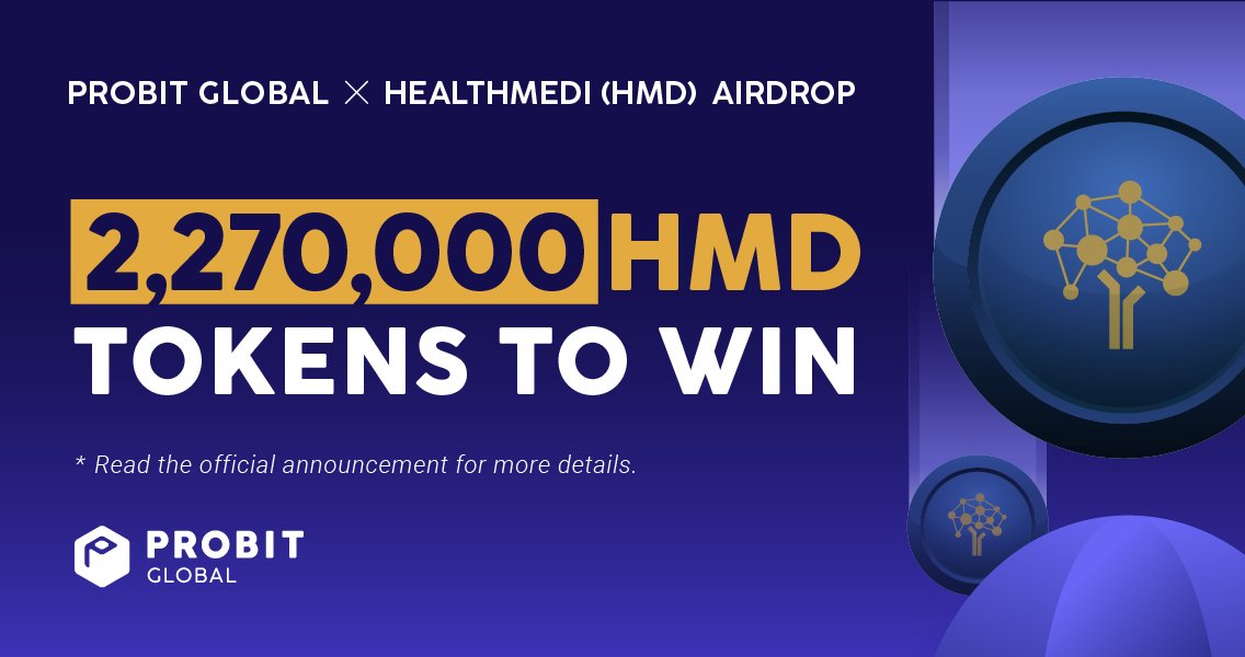 🪂 Ready to take off with the hottest airdrop event of the season? Join forces with @ProBit_Exchange & @HEALTHMEDI2 for a chance to pocket a portion of 2,270,000 $HMD! 

🏆 Here's how to win some $HMD for FREE!

🪙 Complete the tasks to win 2,600 TCN tokens:
1⃣ Follow…