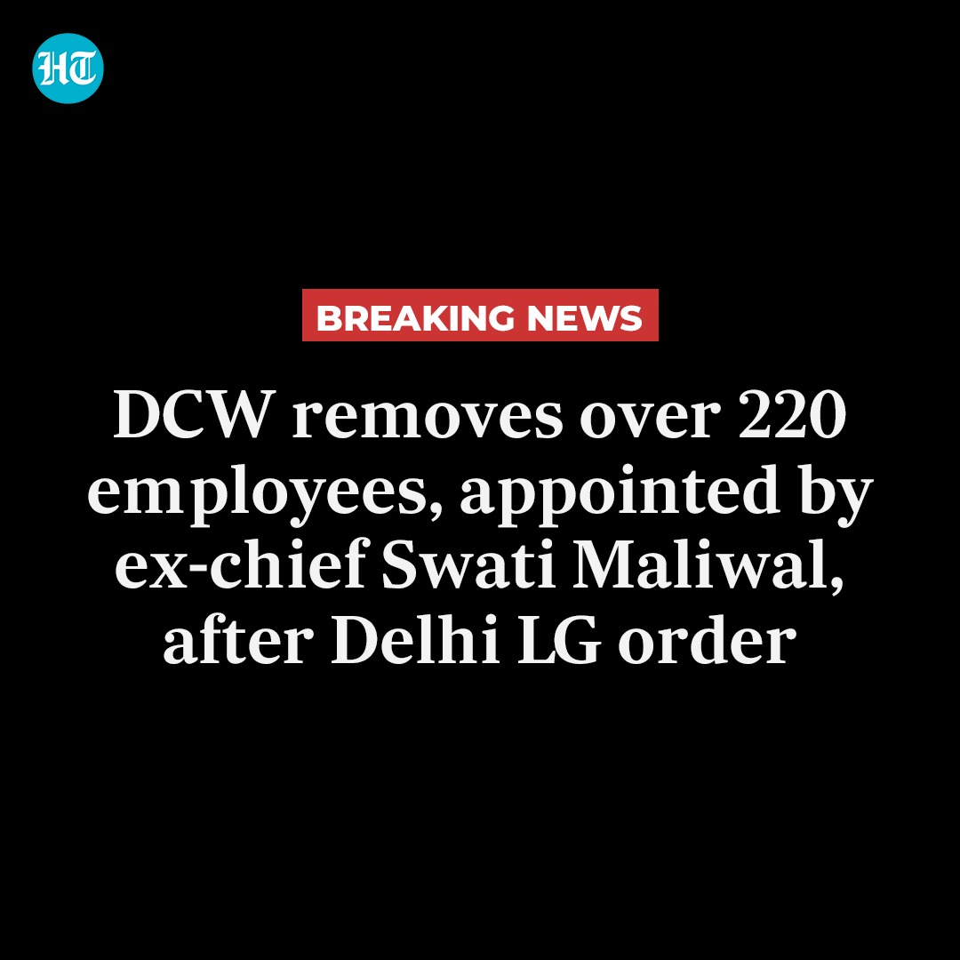 #BREAKING | It is alleged that the then chairperson of the #Delhi Women Commission, #SwatiMaliwal, had appointed her without permission, going against the rules. More details here: hindustantimes.com/india-news/dcw…