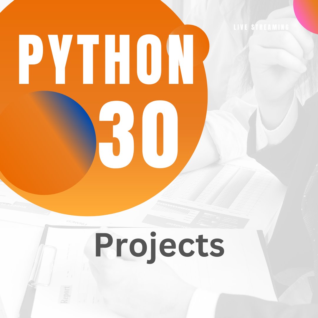ShivarajMuttal's tweet image. Habbit2Code: Python 30 | Projects sridhanvantari.blogspot.com/2024/05/python… 
#Python #Programming #CodeSamples #DataScience #MachineLearning #WebDevelopment #DataVisualization #AI #ArtificialIntelligence #NLP #NaturalLanguageProcessing #DeepLearning #ComputerVision #WebScraping #Automation #GUI