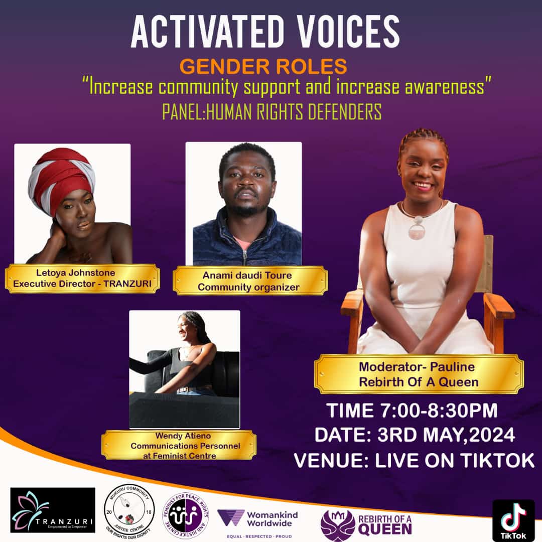 Join us this Friday for a transformative Tik Tok dialogue on gender roles and equality towards achieving the goals of human rights!!Tune in from 7:00 pm to 8:30 pm hosted by @PaulineJuma11 Let's ignite change together! @woman_kind @mukuru_cj Social media is a powerful tool!