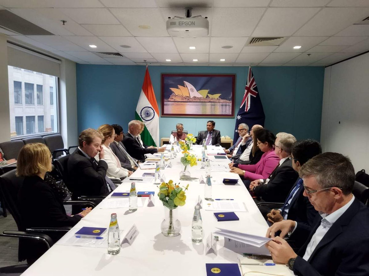 @SDHamiltonVIC was so impressed at the depth of conversations and the wealth of expertise brought to the table by the assembled delegates and contributors. @natashajha @DipenRughani @DCCEEW @HCICanberra @mnreindia @CSIRO @Macquarie @Austrade @AIBC_National @AustIndChamber & more