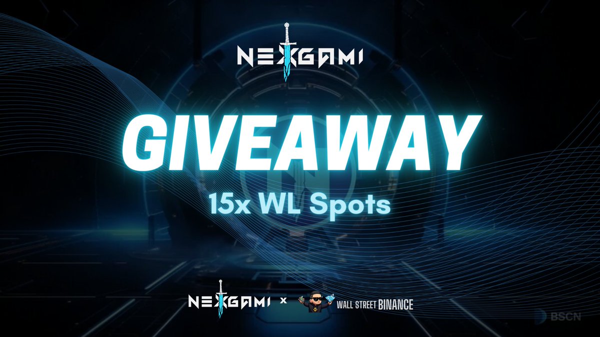 GIVEAWAY 15x WL Spot @nexgami Buy on platform @SeaPad_defi 

📌 Backed: @PolygonVentures, @FundamentalLabs, @kucoincom, @gate_io, @HTX_Global, @0xKekkai, @MetalphaPro

⏰ IDO Date: 04 May - 05 May
⏰ Vesting: 50% at TGE, 4 Months linear vesting

Task : 
Follow : @Wallstreet_bnb ,…