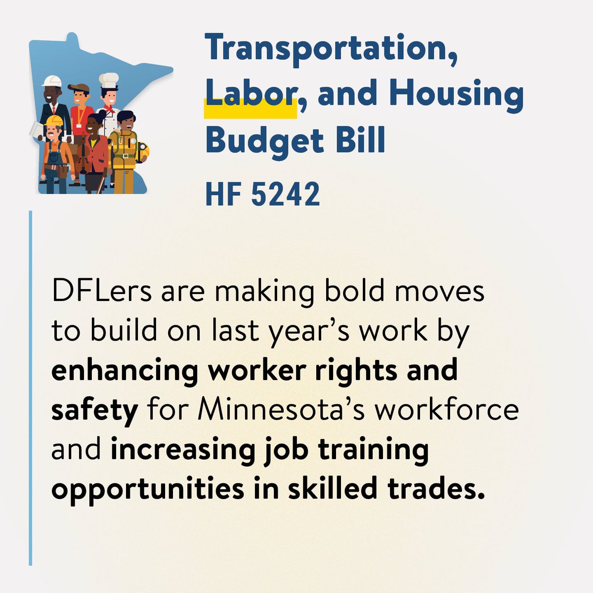 House DFLers continue to move Minnesota transportation into the future! Our supplemental budget invests in road & rail safety, public transit, climate action + more so all Minnesotans can have access to safe, accessible transportation no matter how they get around. #mnleg 🚂🚗🚎