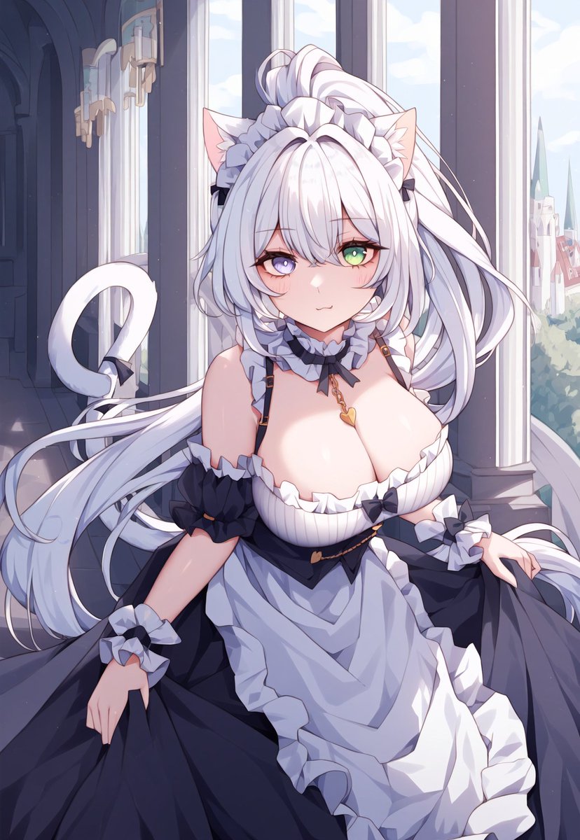 Goodnight Masters.

#Catgirl #Maid #Vtuber #novelai #heterochromia