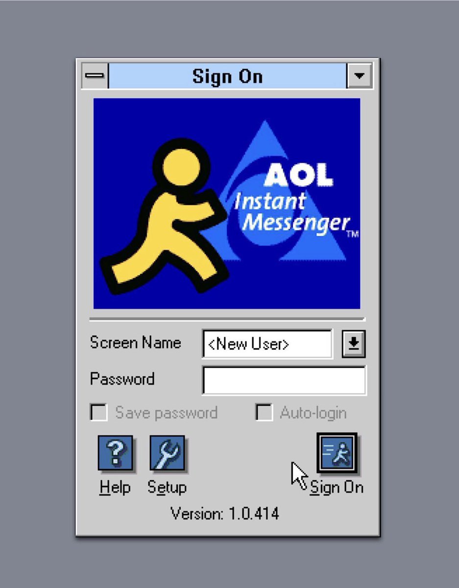 On May 1, 1997, AOL Instant Messenger (AIM) was released