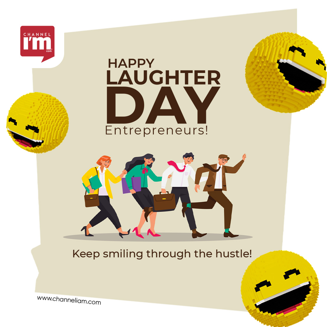 Happy Laughter Day to all the incredible entrepreneurs out there! Your resilience, creativity, and ability to find joy in the journey inspire us all. Keep spreading laughter and chasing your dreams! #laughterunliminited #EntrepreneurLife #Resilience #Creativity #entrepreneurs
