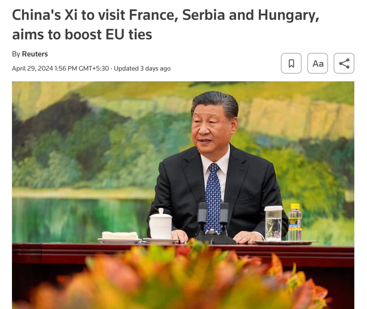 -#China’s #XiJinping is leaving country after a long time & to visit France, Serbia & Hungary from 5-10 May -This is the best opportunity for #Chinese, #Tibetan, #Uighur, #Manchu, #Mongolians & all the suppressed people to start a revolution against #CCP & get their freedom back