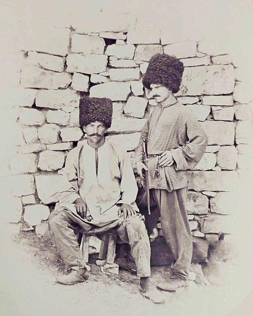 Residents of the Avar village of Untsukul. Dagestan, 1865.