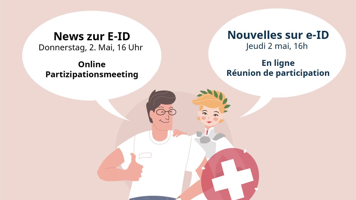 Où en sommes-nous avec l'e-ID étatique en ce qui concerne

- Legislation?
- Décision technologique ?

Tu apprendras tout cela et bien plus encore aujourd'hui, jeudi 2 mai, à partir de 16 heures, lors de la réunion de participation en ligne.

lnkd.in/dd3uqURn