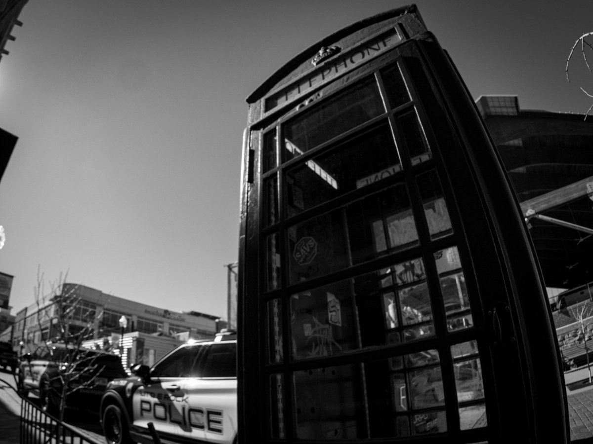Photo of the Day: Non-functional British Phone Box in the RiverMarket, Little Rock, AR #lifeisshort #takepictures