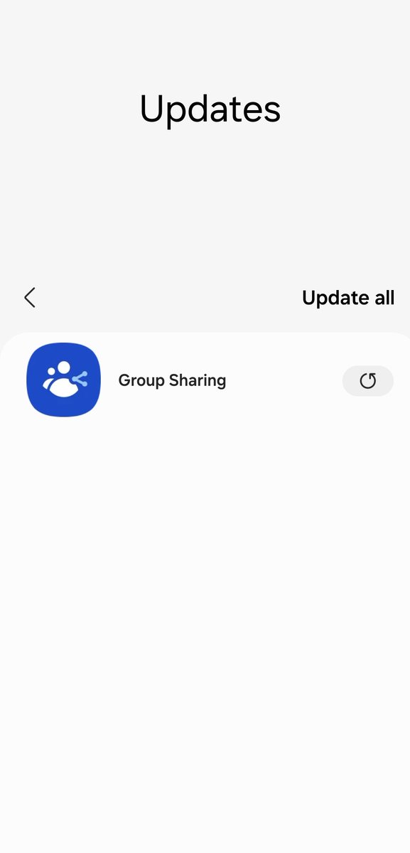 Hey Galaxy Users 👋 

Apps updates are available in Galaxy Store!!

• Group Sharing 

Share with your galaxy friends 😉

#GalaxyS23Ultra 
#GalaxyS23
#OneUI6 #GalaxyS24