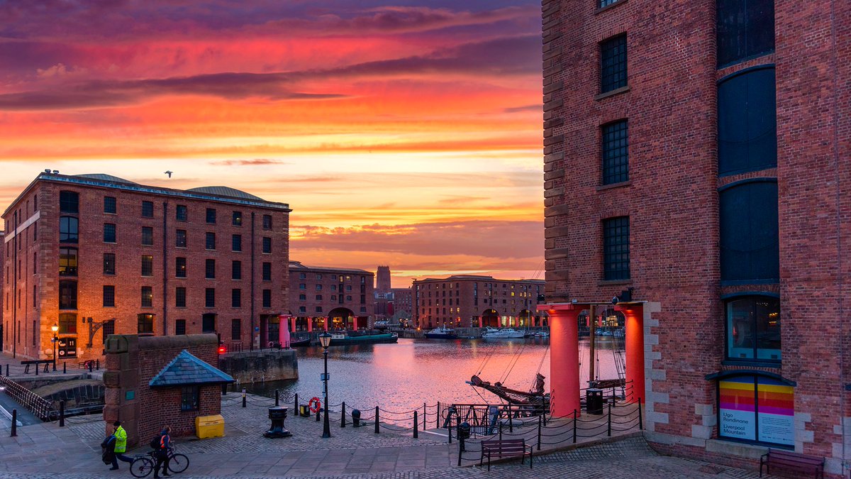 Good morning. Royal Albert Dock, #Liverpool at dawn.