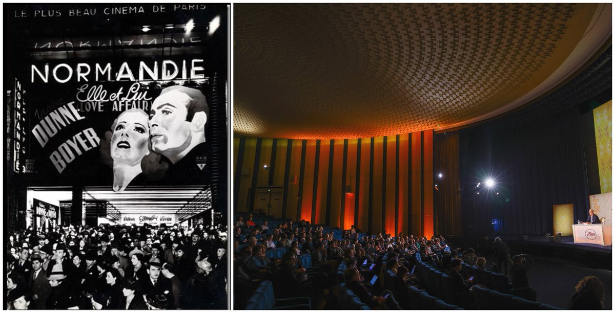 Sur les Champs-Élysées, l’UGC Normandie fermera définitivement ses portes le 13 juin.
Il ne restera plus alors qu'une salle de cinéma dans ce lieu prestigieux. 
Quand, à son apogée, en 1974, 'l'avenue du 7e art' comptait 65 salles. 📽️
radiofrance.fr/franceculture/…