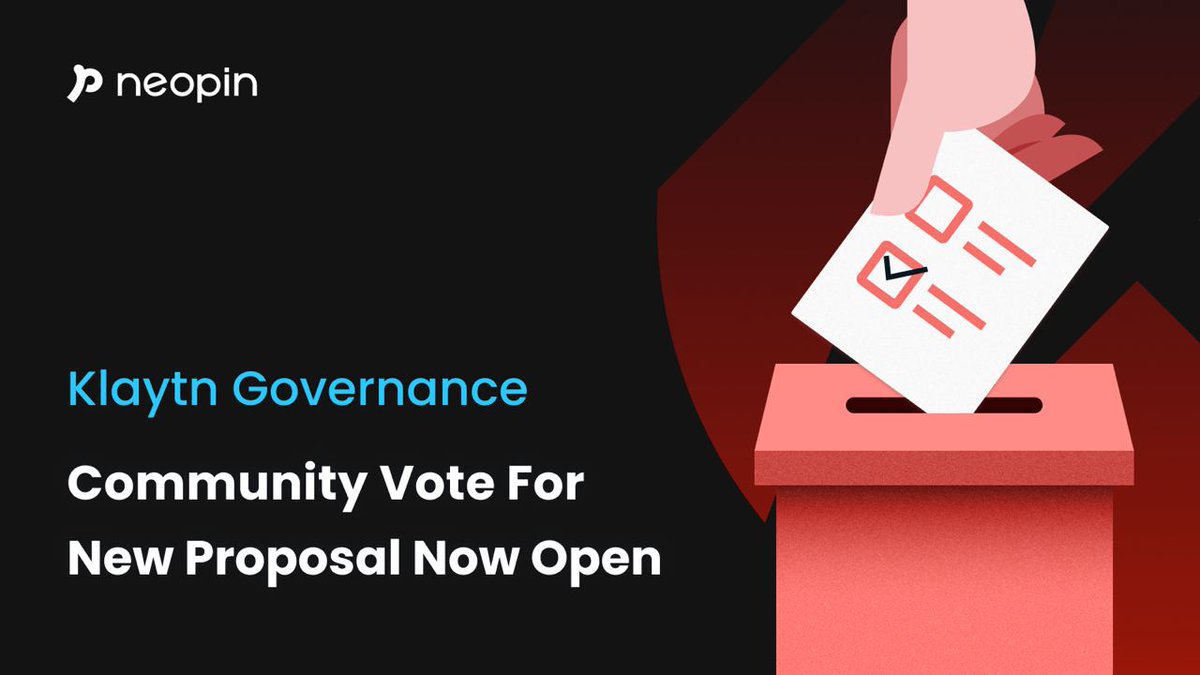 🗣 Your voice matters! 🤝 🆕 Klaytn Governance Proposals [KGP 33-1 to 33-6] 📌 April KCF Payment Proposals 📅 Until 8 May 2024, 00:00 🗳 Vote now: bit.ly/neopin-kgp-33 #NEOPIN @klaytn_official #Governance