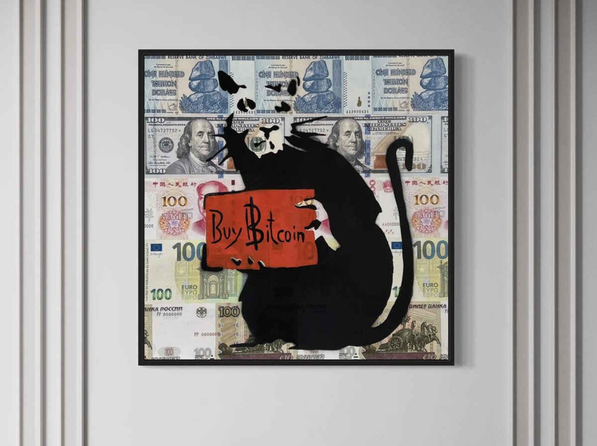 The streets are alive with rebellion! Street Cyber Master Pieces challenge you to rethink urban life and the financial system. Fueled by the rise of #Bitcoin, it's art with a message. See it now! #StreetArt  streetcyber.store/products/2-21-…
