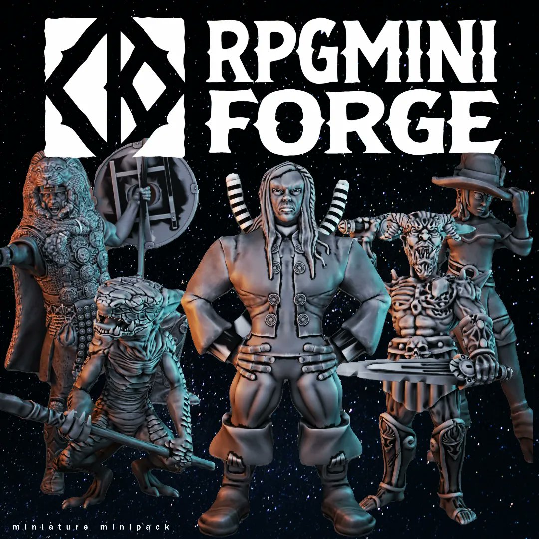 It's now time to show off what we have for May!

We hope you enjoy 🔥

#dnd #dungeonsanddragons
#myminifactory #3dprinters #miniatures #value #freetrial #artists #april #release #tabletop #ttrpg #rpg