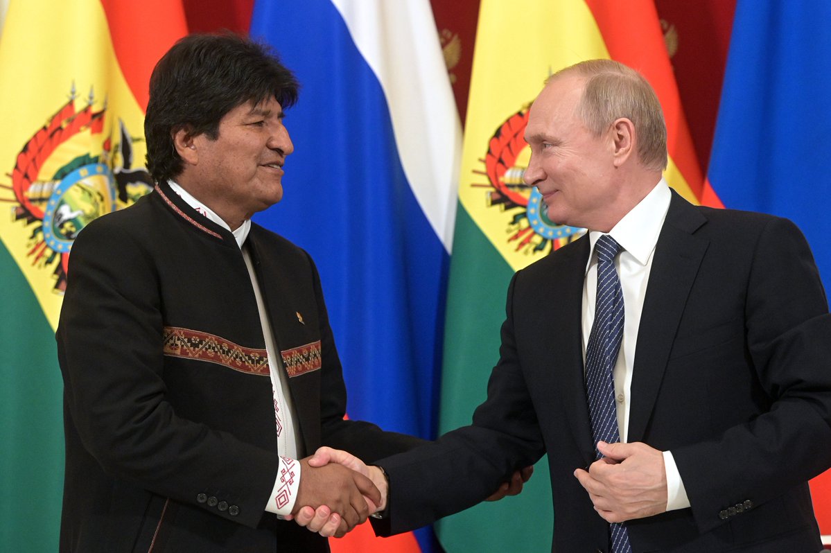 🚨🇷🇺🇧🇴 RUSSIA announced their support for BOLIVIA to join BRICS.