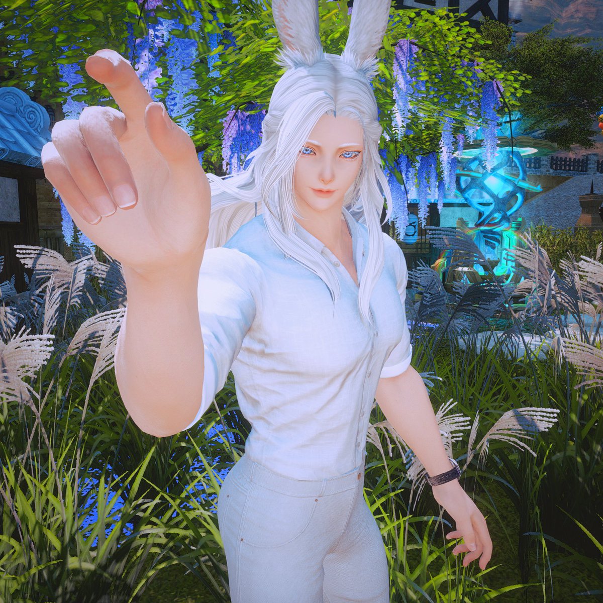 Boop your nose! ehe~💕 #GPOSERS #FF14 #FF14SS #Viera