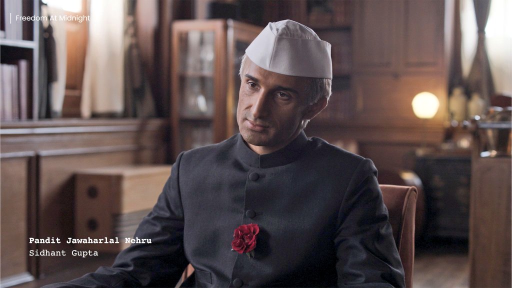 Jubilee fame #SidhantGupta as Pandit Jawaharlal Nehru in @nikkhiladvani's upcoming series #FreedomAtMidnight.

Coming soon on @SonyLIV.