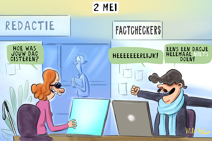 #doorbraak #vanmol #vanmoltoons #1mei #factcheckers #conge