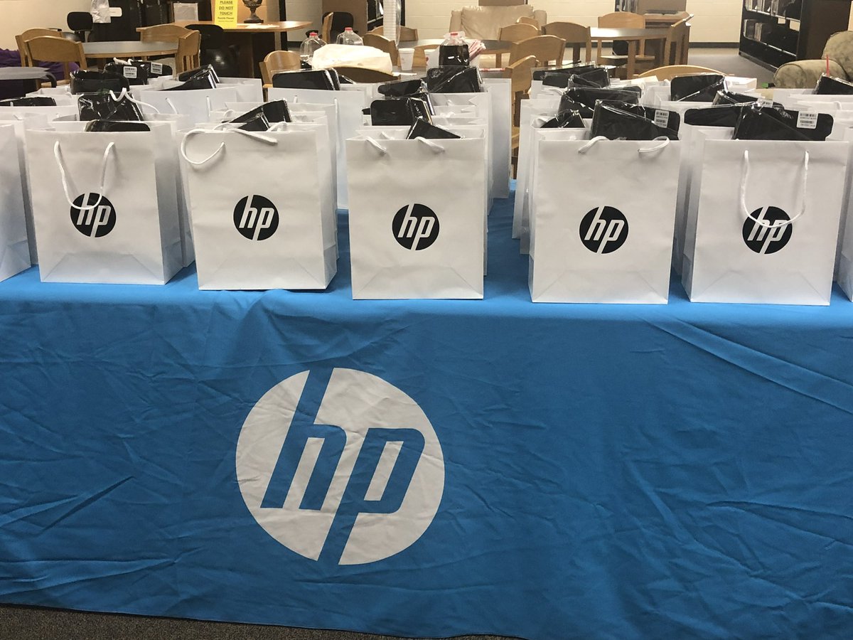 We had HP day here at TMHS❕A very special thank you to the <a href="/HP/">HP</a> staff, even bigger thanks to the HP staff that are alumni of TMHS 💓 You all are always welcome🙌🏾 #buffpride💛🖤