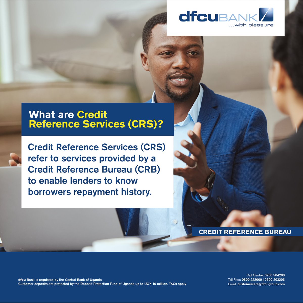 What are Credit Reference Services? Visit dfcugroup.com/credit-referen… for more information.