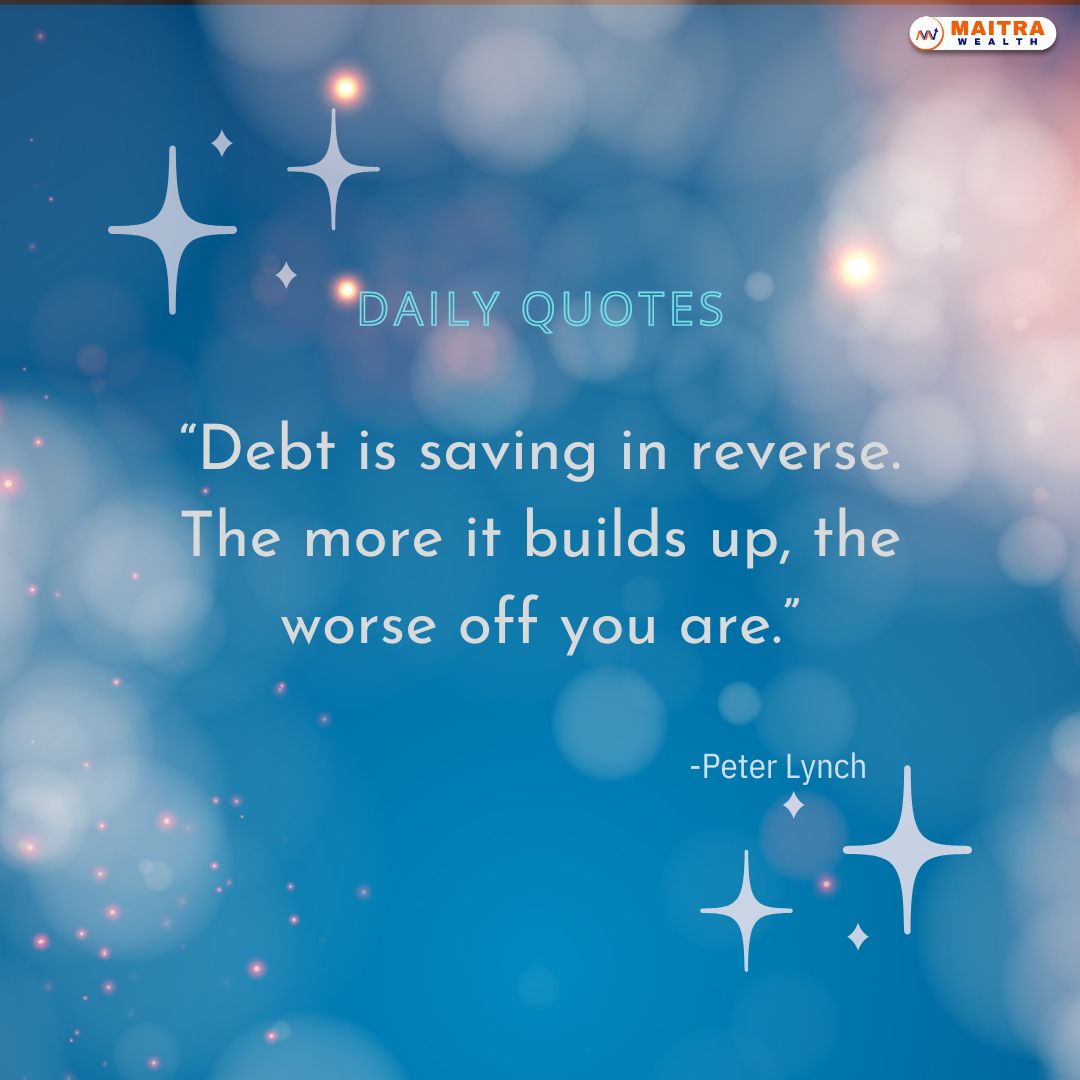 Today's Quote!
'Debt is saving in reverse. The more it builds up, the worse off you are.'
-Peter Lynch

#quotesoftheday #quotes #stocks #sharemarket #sharemarketnews #ShareMarket #stockmarkets #educationmatters