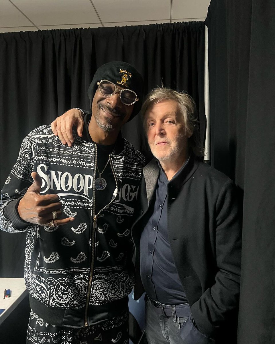 #PaulMcCartney and Snoop Dog, April 2024