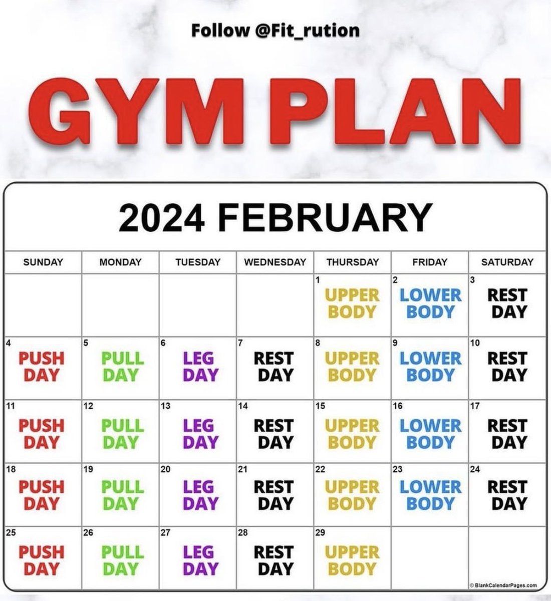 This coming Week, I shall give this workout plan a try and see how it respond with my body.

As usual, I will record all the metrics (reps/sets/weights).

Plan Curtesy of  #Fit_Nutrion 

👊🏽#GymGoals254👊🏽