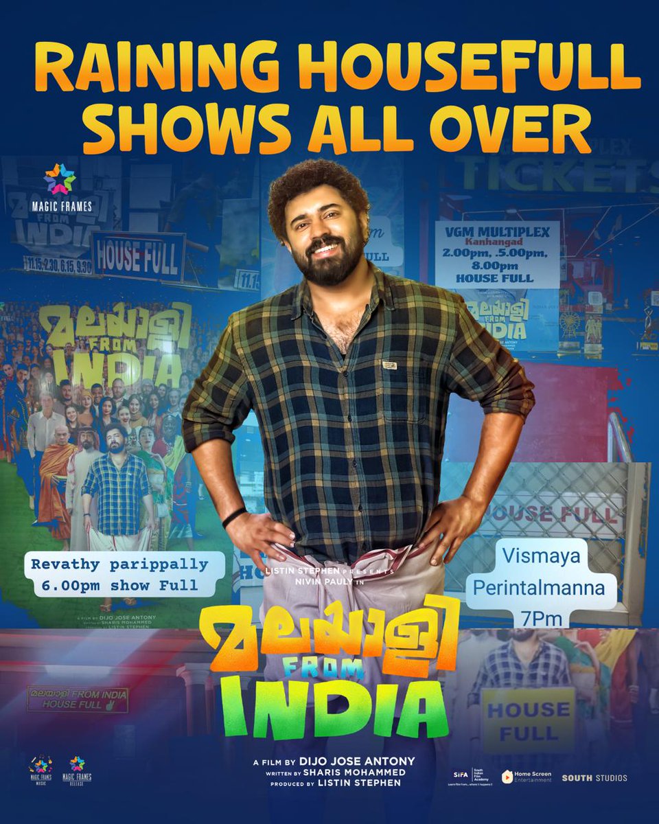 Very Good opening for a Nivin Film in the recent past (solo), Superb night shows all over Kerala. 2.5 CR+ opening day gross from Home Box Office as per early estimates for #MalayaleeFromIndia