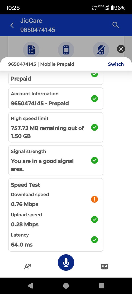@jiocare Look at the India's fastest and lightning speed 4G/5G network for which we customers pay hefty amount per month.
I have tested the speed on their own my jio app. 
Why shouldn't this be treated as cheating with customers?
We are paying for 4G/5G and getting GPRS/2G speed.
