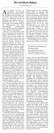 A large German company plans to open another production site in a Balkan country, but as there is a shortage of workers on the domestic market, two thirds of the workforce are to be imported from the Philippines. On demographic change in Southeastern Europe: (details via @faznet)