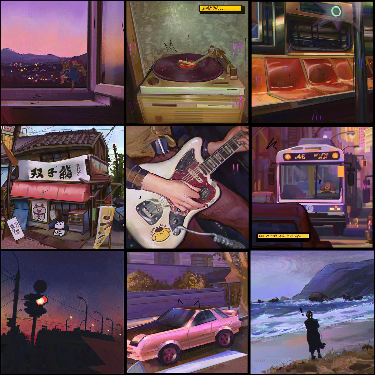 I wasn't successful in the Pleinairpril challenge I was only able to do 14 pieces lmao out of them these are my fav. So fun to do, I'm looking forward to next year 🗣️
#Pleinairpril #Heavypaint