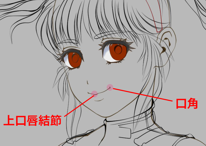 「eyelashes red eyes」 illustration images(Latest)