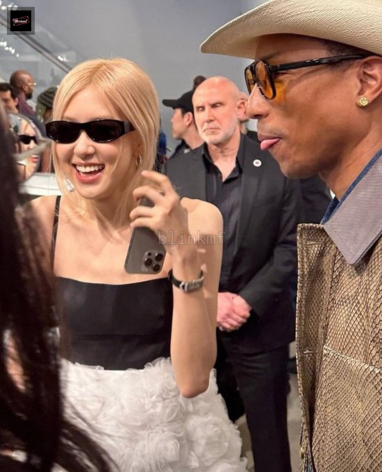 Rosé! dan pharrell di acara auction di new york