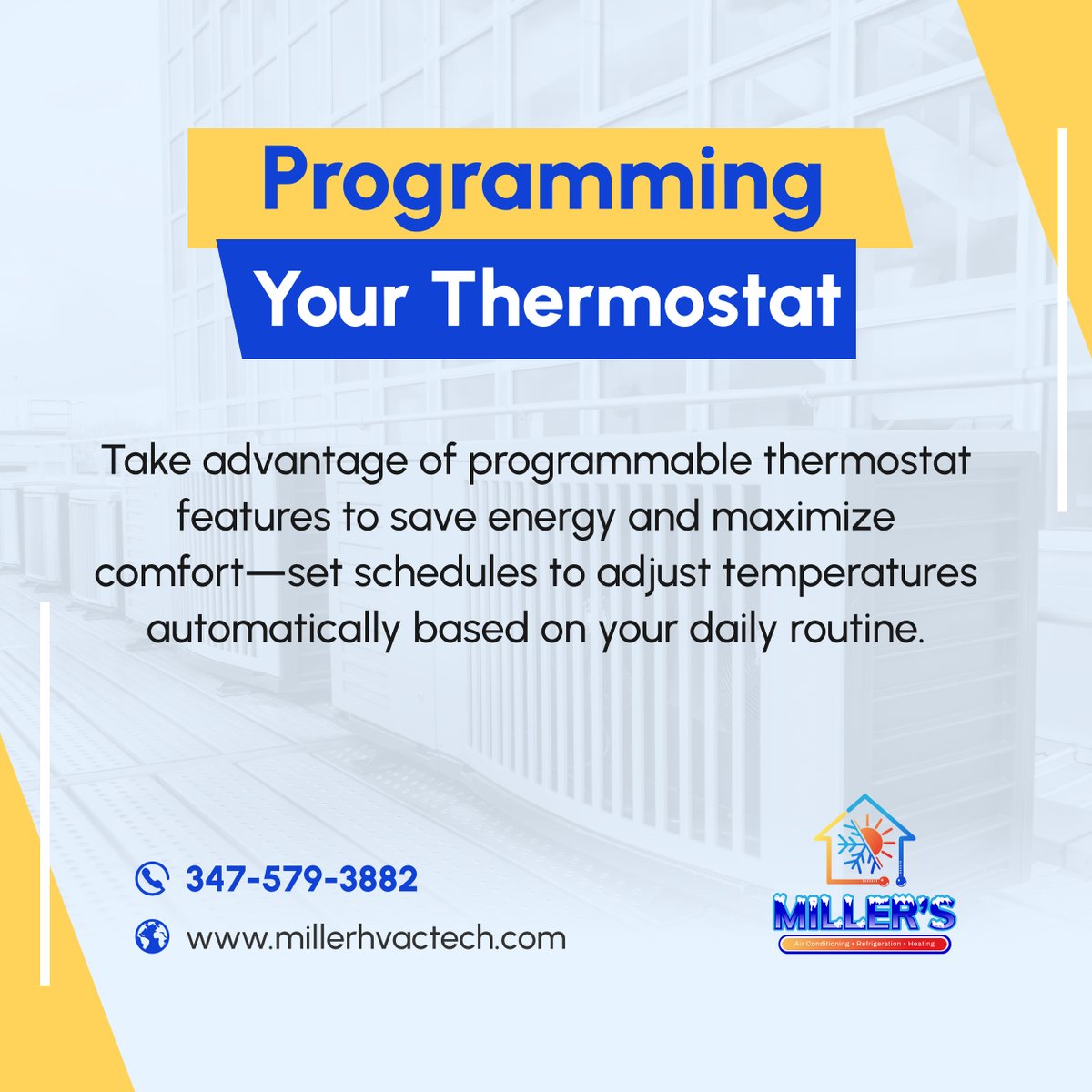Learn how to program your thermostat for optimal comfort and efficiency. 

Simplify your life and save on energy costs with smart temperature control! 

#BrooklynNY #HVACServices #ThermostatTips