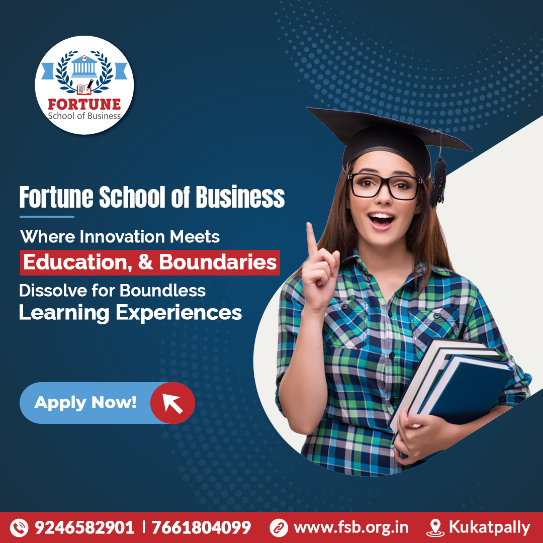 Experience the fusion of innovation and education at FSB College, where learning knows no bounds.
#fsbcollege #innovationeducation #boundlesslearning #dynamicapproach #futureofeducation #studentexperience #learningjourney #educationalinnovation #empowerstudents #transformative