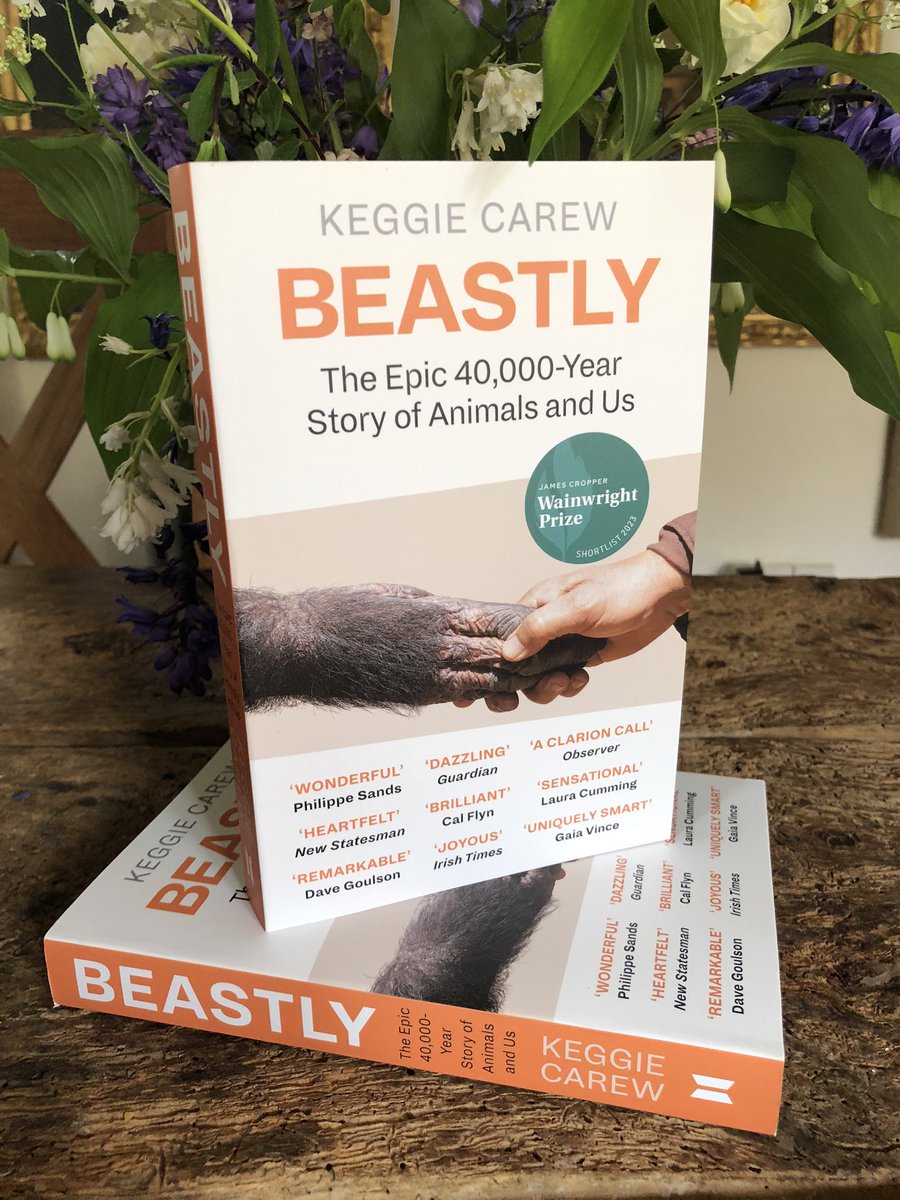 BEASTLY paperback day. “If you are interested in the animal kingdom; if you are interested in the past, present, and future of planet Earth; if you are interested in anything at all - then this gorgeous, joyous, sobering book is for you.” IRISH TIMES