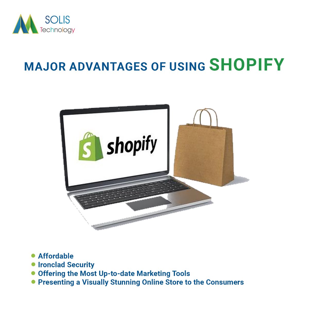 #SolisTechnology aids you in developing a solid e-commerce platform that is both visually stunning & captivating.

#shopifydropshipping #dropshippingproducts #marketing #digitalmarketing #ecommercebusiness #onlineshopping #website #onlinestore #onlineshop #ecommercewebsite