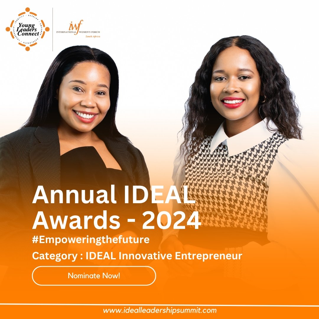 Stand a chance to win our weekly prize by nominating today!

Nominate here :
forms.gle/L6MYYJDVBDFqrp…

idealleadershipsummit.com

 Nominations close May 30th 2024.

#YLCIDEAL #IWFSA #IDEALAwards #womenwholead #leadership #empoweringthefuture #1000women