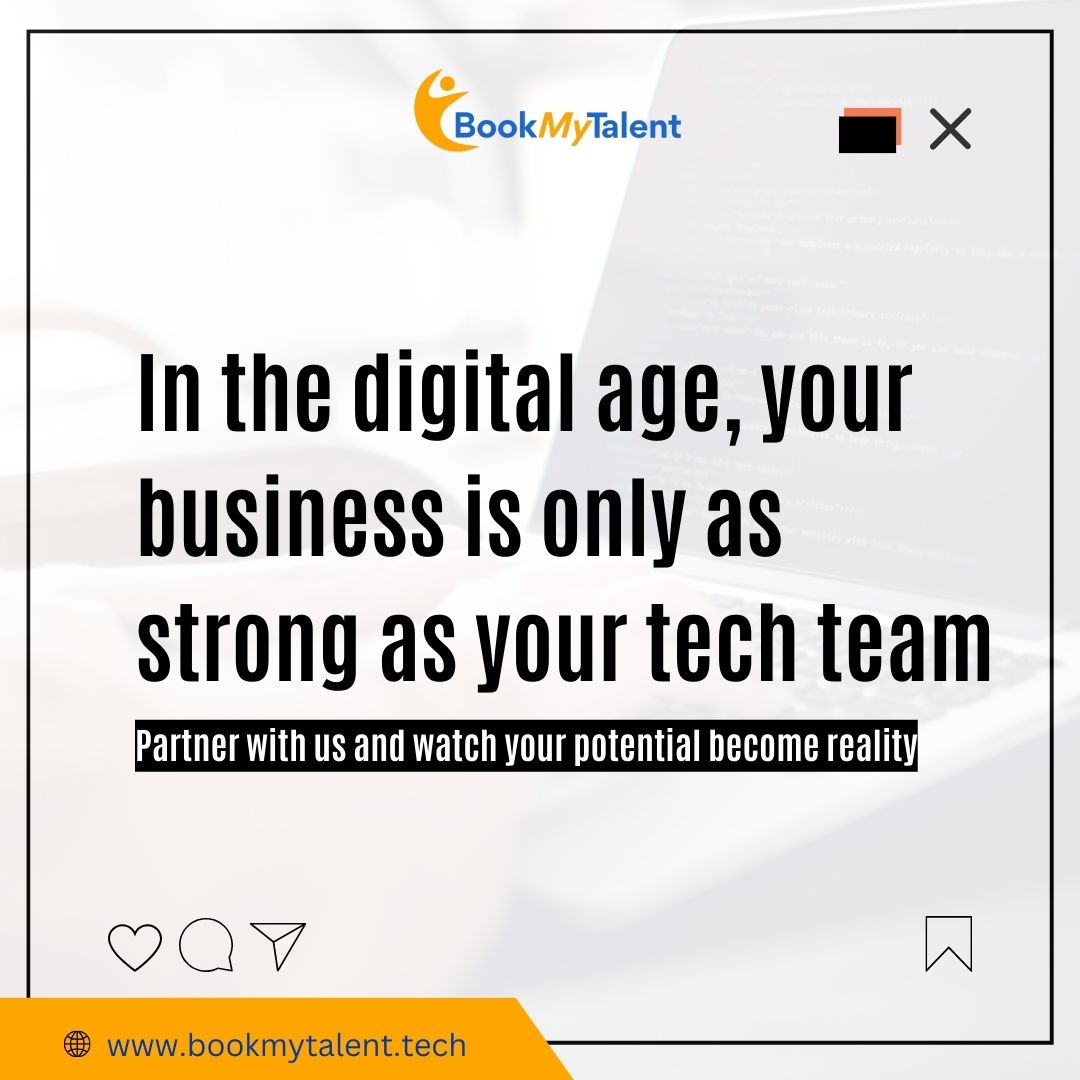 Empower your business with the right tech team 🚀

Partner with us and transform potential into reality!

#TechSavvy #BusinessGrowth #DigitalAge #bookmytalent #hire #hiringpartner #hiretechteam #techteam #techexperts