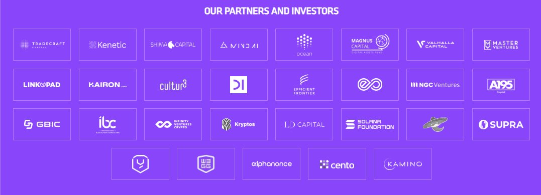 Other partners and investors include @SolanaFndn , @KaminoFinance , @oceanprotocol among many others.
