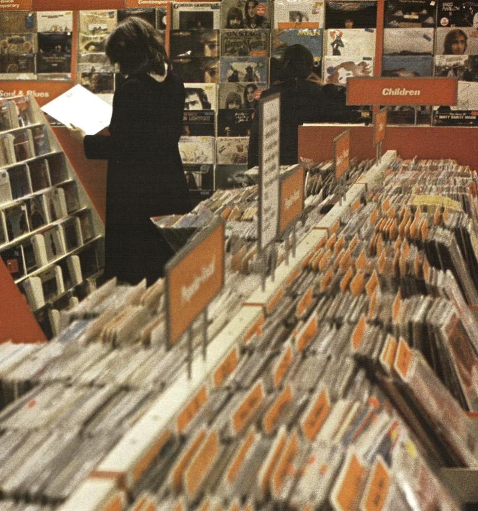Here is a 1974 photo of the records department at an E.J. Korvettes Department Store. I had great memories at the one in Oak Lawn, IL.
