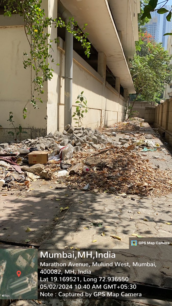 @mybmcWardT @mybmc @mulund_info @MulundMumbai @mihirkotecha @mybmcWardT over a month now Cleaning is one agency and clearing the remains and debris is another agency Requesting attention please 🙏