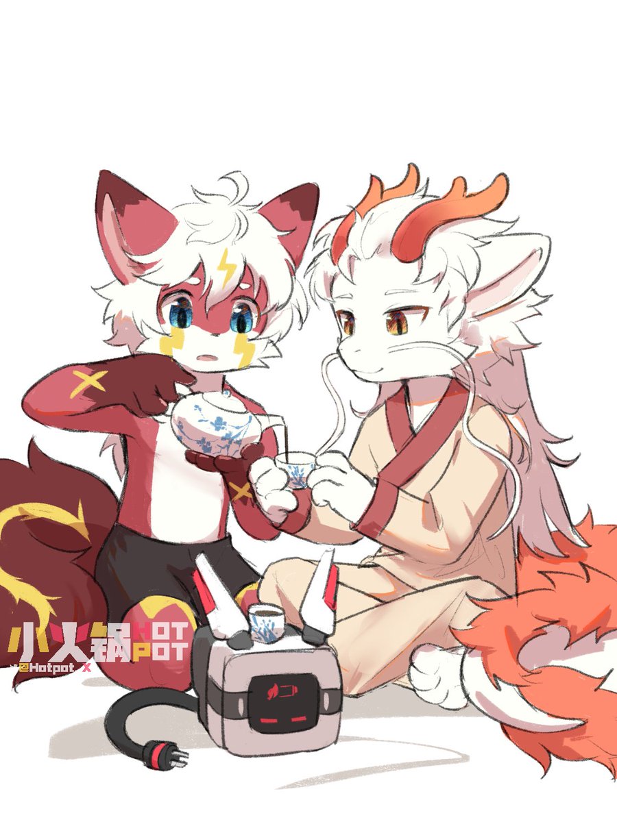 三点几嘞，饮茶先啊～🍵
Artwork by @brainnotworkin