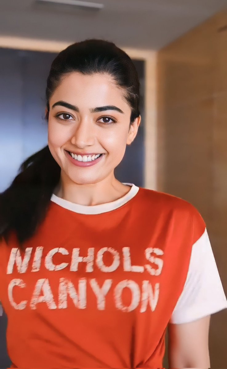 Good morning, Smiling Queen🌞 Wishing the talented and charming @iamRashmika a day filled with sunshine, smiles, and endless possibilities. Keep shining bright, #RashmikaMandanna ✨ ❤️