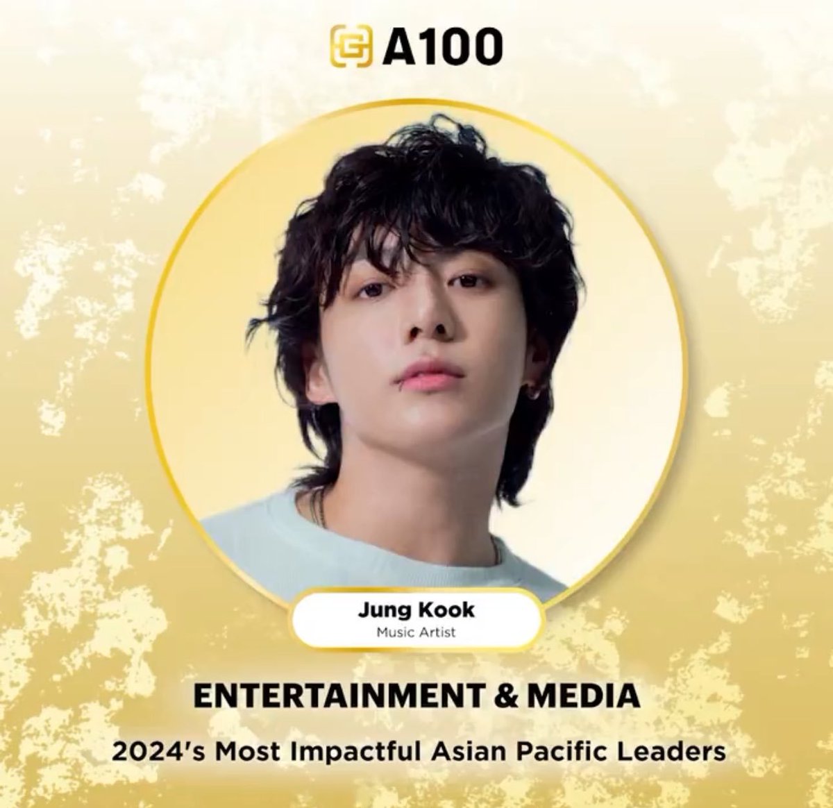 Jungkook has been honored on this year's Gold House most impactful Asian A100 list. 🔥