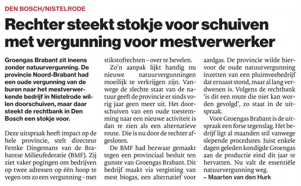 En weer moet de rechter ingrijpen om stikstoffraude door de provincie Noord-Brabant af te straffen. Hoezo betrouwbare overheid?